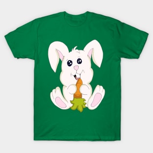 Cute Bunny With Carrot T-Shirt